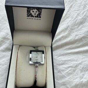 Anne Klein Silver Square Dial Watch